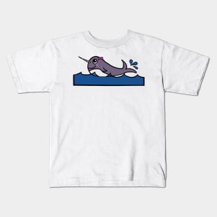 Baby Girl Narwhal Kids T-Shirt